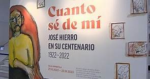 La Biblioteca Nacional acoge una exposición sobre el legado de José Hierro