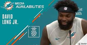 David Long Jr. meets with the media | Miami Dolphins