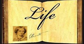 Life by Charlotte Bronte - Poetry Reading
