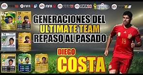 DIEGO COSTA | Generaciones FIFA Ultimate Team. Repaso al pasado