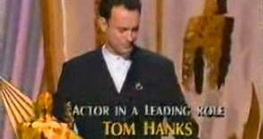 1994 - Tom Hanks Wins The Oscar for Forrest Gump
