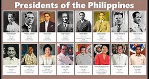 Presidents of the Philippines #PhilippineHistory