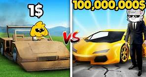 AUTO de 1$ vs AUTO de 100.000.000$ en GTA 5 💰😂