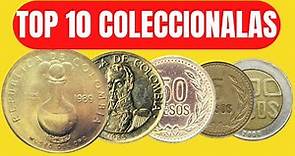 🤑10 Monedas Antiguas y Actuales Valiosas De Colombia🔥🤑😱