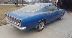 1st drive in 27 years 1969 Plymouth Barracuda 383 4 speed GARAGE FIND