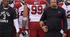JJ Watt exited the field for the last time in his career.