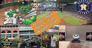 Houston Astros Minute Maid Park 2021 | Virtual Tour | I Walked Throughout the Whole Stadium | Texas