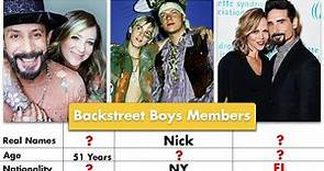 Backstreet Boys Members Real Names And Ages 2022