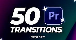 50 Free Seamless Transitions for Adobe Premiere Pro