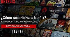 Como SUSCRIBIRSE a NETFLIX | Registrarse y Crear una Cuenta de Netflix
