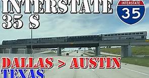 I-35 South - Downtown Dallas to Downtown Austin - Texas - 4K Highway Drive