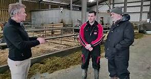 Jack Madigan open day - new entrant with Fleckvieh cows being milked with a Lely robot