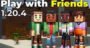 How To Play Minecraft with Friends (1.20.4)
