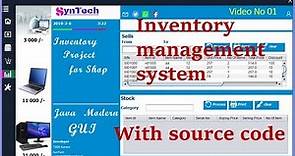 java inventory management system lesson series with source code #01 - complete tutorial step by step
