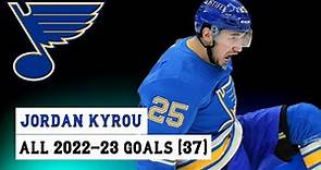 Jordan Kyrou (#25) All 37 Goals of the 2022-23 NHL Season