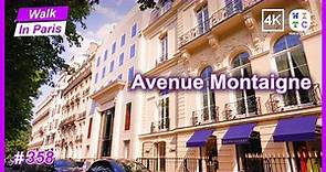 Avenue Montaigne, Paris, France | Marche à Paris | Paris walk
