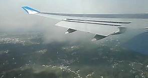 Guadeloupe. B.747.400 CORSAIR Pointe-à-pitre Orly + Turbulences
