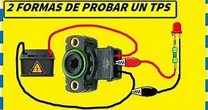 COMO PROBAR UN SENSOR TPS | COMO SABER SI EL SENSOR TPS FUNCIONA CORRECTAMENTE ( (PRUEBA INFALIBLE)