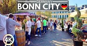 Bonn in Western Germany is a Fantastic City! Aug 2022 Summer Walk in 4K