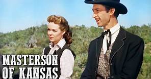 Masterson of Kansas | CLASSIC WESTERN | Full Length | Old Cowboy Movie | English