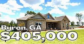 Exclusive First Look: $405,000 New Construction Home in Byron Georgia!