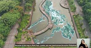 Relief Map of the Philippines at Rizal Park with Prof. Xiao Chua