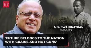 MS Swaminathan: Architect of the Green Revolution who fueled India's agricultural self-sufficiency