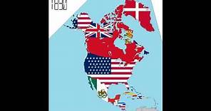 North America: 240 Years in Four Minutes (Timeline of National Flags)