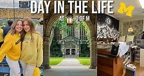 A DAY IN MY LIFE at the University of Michigan | Realistic Life at College