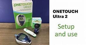 ONETOUCH Ultra 2 setup and use