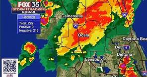 LIVE RADAR: Storms move across North Central Florida