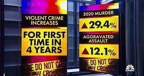 Violent crime increased last year even as property crime rates went down