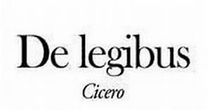 Cicero's "De Legibus": A brief review