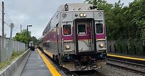 MBTA Commuter Rail on the Newburyport/Rockport Line - June 2023