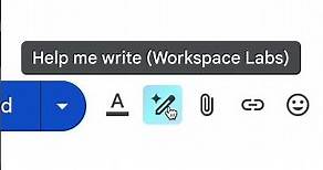 How to Use Gmail's 'Help Me Write' AI Tool to Write Emails #shorts