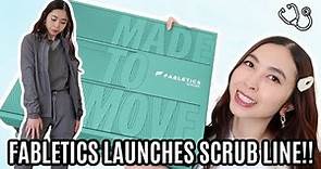 FABLETICS Performance Scrub Unboxing and Try On Haul For Petite Women