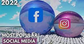 Most Popular Social Media Platforms (Spheres Version)
