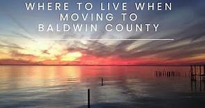 Where to Live When Moving to Baldwin County