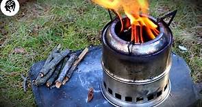 Best budget stainless steel wood gas stove for camping, backpacking, and bushcraft!