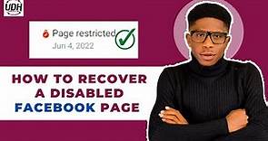 How To Recover a Disabled Facebook Page In 2024 [Easiest Working Tutorial]