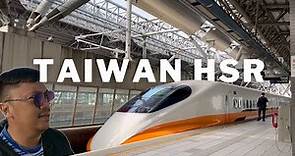 FIRST BULLET TRAIN RIDE! | Taiwan HSR 🇹🇼 | Taoyuan - Taichung - Taipei Main Station