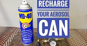 How to Put AIR Back in Your Aerosol Spray Can (Fast and EASY)