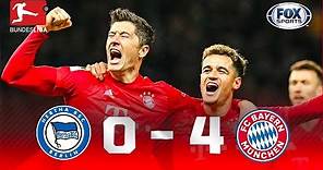 Hertha Berlin - Bayern Munich [0-4] | GOLES | Jornada 18 | Bundesliga