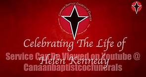 Celebrating the Life of Helen Kennedy