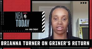 Brittney Griner's teammate Brianna Turner speaks out on her return home | NBA Today