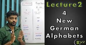 4 new alphabets in German language | German Alphabets with pronunciation | German for beginners