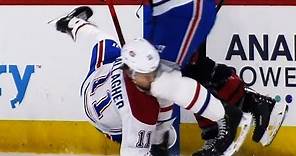 Ben Chiarot Accidentally Nails Brendan Gallagher With A Knee Straight To The Head