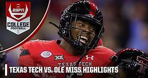 Texas Bowl: Texas Tech Red Raiders vs. Ole Miss Rebels | Full Game Highlights