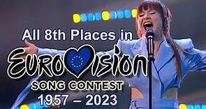 All 8th Places in Eurovision Song Contest (1957-2023)