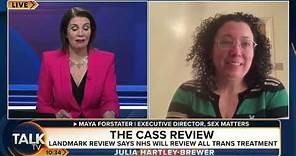 Cass Review - Maya Forstater on Talk TV with Julia Hartley-Brewer